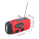 Multi-Function Emergency Radio 2000mAh Solar Power Bank Hand Crank LED Light 2