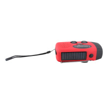 Multi-Function Emergency Radio 2000mAh Solar Power Bank Hand Crank LED Light