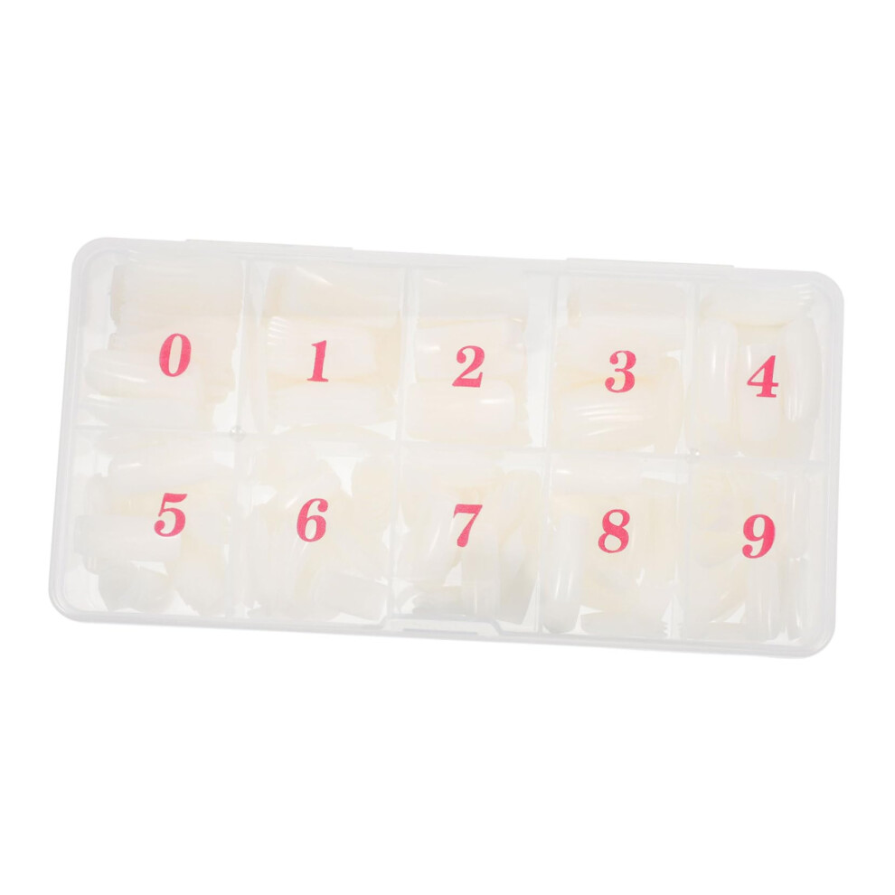 500PCS Full Cover Square Press On Nails Set, False Nail Tips for DIY Nail Art and Salon Use