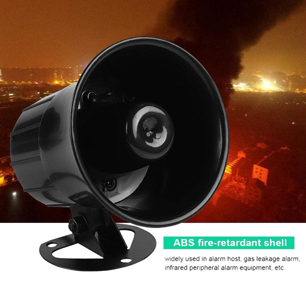 Dc 12V 110Db Wired Alarm Siren Horn For Gas & Smoke Detection 4671382850628