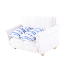 Miniatur-Puppenhaus-Wohnzimmer-Sofa-Set 2-Sitzer mit Kissen Australien
