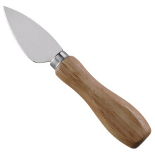 Cheese Knife Set with Wooden Handle and Stainless Steel Blade for Charcuterie Serving Style A 3.5'