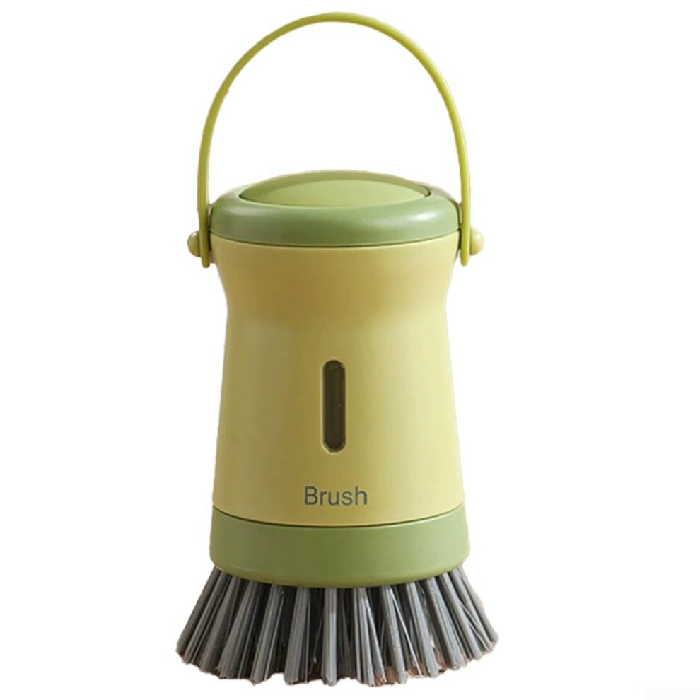 Ergonomic Kitchen Pot Brush With Long Handle Nonstick Dish Scrubber For Sinks And Cookware Green 9113335166127