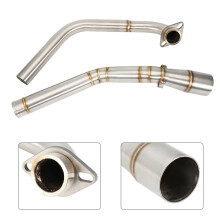 Motorcycle Exhaust Link Pipe Fit for YZF R15 MT‑15 2008‑2017 Stainless Steel