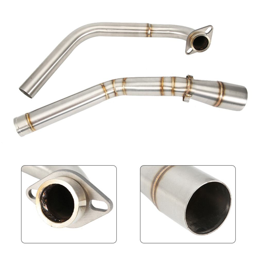 Motorcycle Exhaust Link Pipe Fit For Yzf R15 Mtâ15 2008Â2017 Stainless Steel 6931382851376