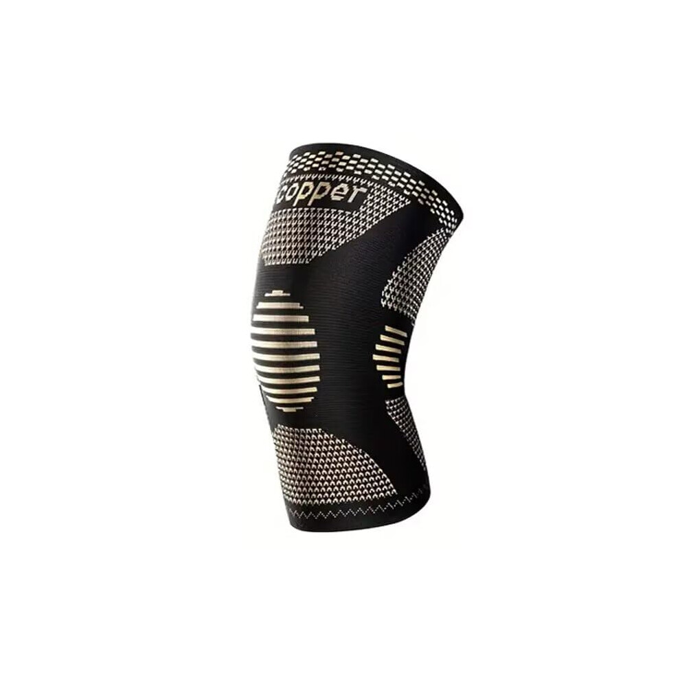Copper Knee Compression Sleeve with 80% Copper Infusion for Pain Relief and Joint Support