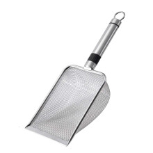 Reptile Sand Scooper Stainless Steel Mesh Sifter for Terrarium Waste Cleaning and Corner Precision