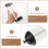 Reusable Plastic Countertop Straw Dispenser and Holder with SpaceSaving Durable Design, White 3