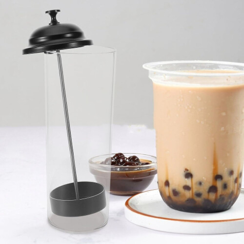 Reusable Plastic Countertop Straw Dispenser and Holder with SpaceSaving Durable Design, White 1