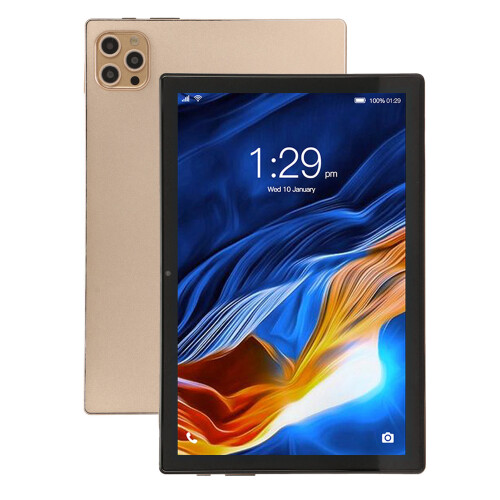 Tablet Android 12 de 10,1 polegadas com processador octa-core, tela HD IPS, bateria de alta capacidade e longa duração, ideal para streaming e 1