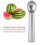 Wassermelone Aluminium Eisportionierer 18 cm Silber 7