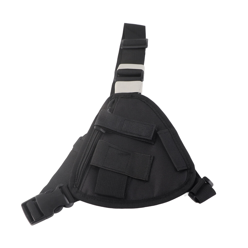 Universal Radio Pouch Adjustable Shoulder Strap Chest Harness Reliable Performance Resistant To Damage Sturdy Construction Suitable For Hunting 9159805648304