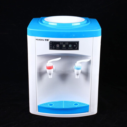 Loading Countertop Water Cooler Dispenser Hot and Cold Freestanding Mini Desktop Blue 1