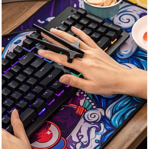 Gaming Finger Chopsticks Snack Clips for Gamers Hands AntiGrease Easy Clean 4Pcs 2