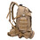 Khaki Adventure Backpack, Large Capacity With Waterproof Coating Lining And Load Compression System 2