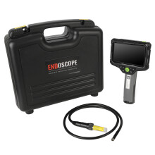 IPS LCD Screen Borescope, Dual Lens Endoscope Inspection Camera with Light, Equipped with Rechargeable Battery & Temperature Control, Essential for