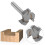 Chip Removal Smooth Surface Cutting Up Shear Configuration Carbide Tipped Cutter Bottom Cleaning Router Bits Versatile Material Compatibility 2