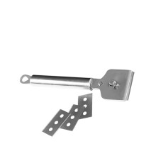 Stainless Steel DoubleSided Razor Scraper for Kitchen, Glass and MultiSurface Residue Removal