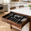 Expandable Silverware Drawer Organizer with 8 Compartments, Adjustable Utensil Tray for Kitchen (White) 5
