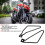 Universeller Eisen-Satteltaschenhalter schwarz 2er-Pack 12