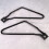 Universeller Eisen-Satteltaschenhalter schwarz 2er-Pack 7
