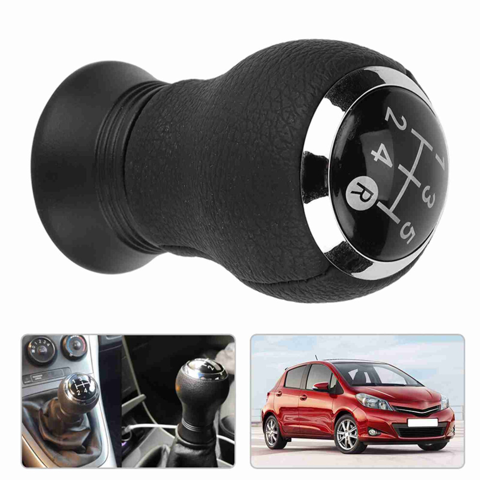 Abs&Pu Leather Gear Shift Knob For Yaris Quick Installation 5051382856766