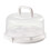 Plastic Cake Carrier with Lid and Handle, Secure Lock, Cupcake Holder for Easy Transport 1