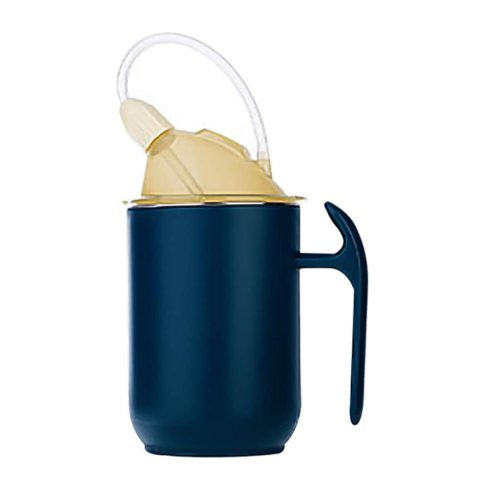 Spill Proof Sippy Cup for Adults with Straw, 3 in 1 Elderly Drinking Aid, 400ml Leakproof Design