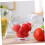 4pcs Clear Angled Serving Bowls with NonSlip Base, Stackable Plastic Salad Bowls for Parties 5