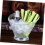 4pcs Clear Angled Serving Bowls with NonSlip Base, Stackable Plastic Salad Bowls for Parties 3