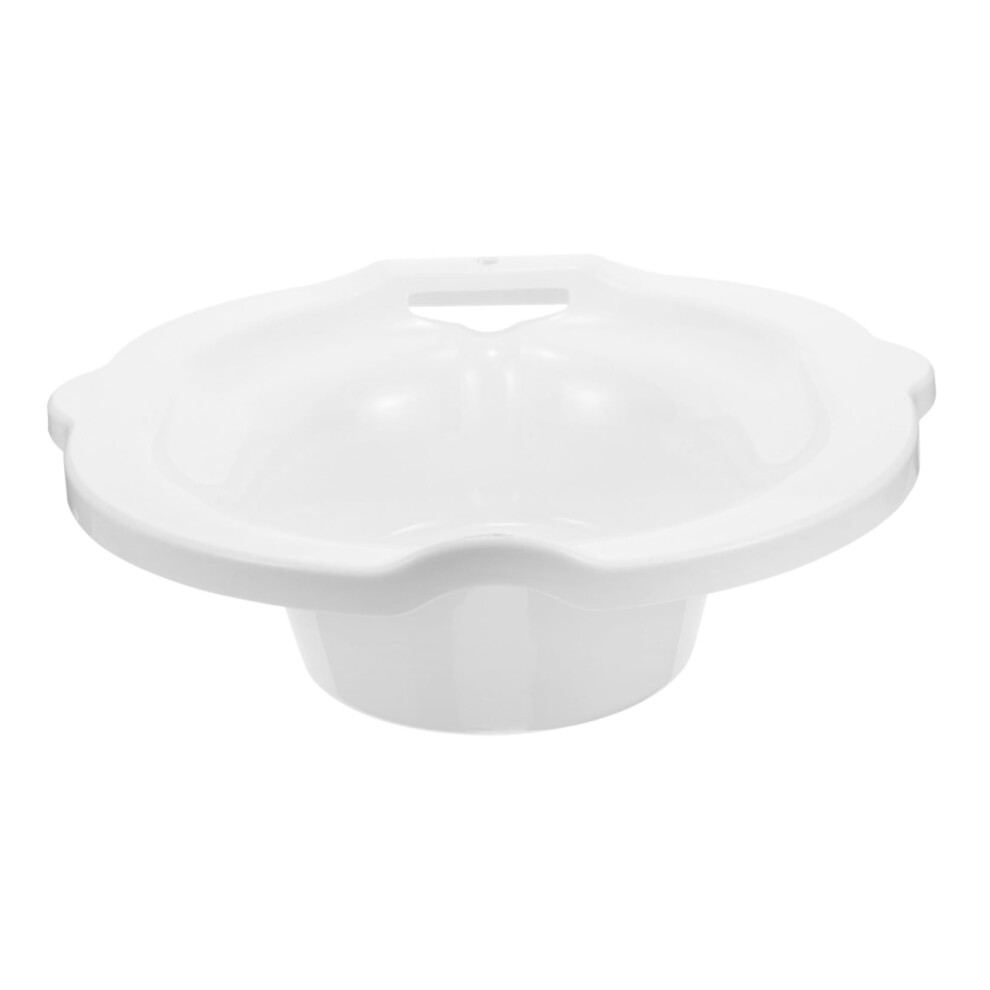 Sitz Bath Basin for Postpartum Care with AntiOverflow Drain and Smooth Comfort OverToilet Design