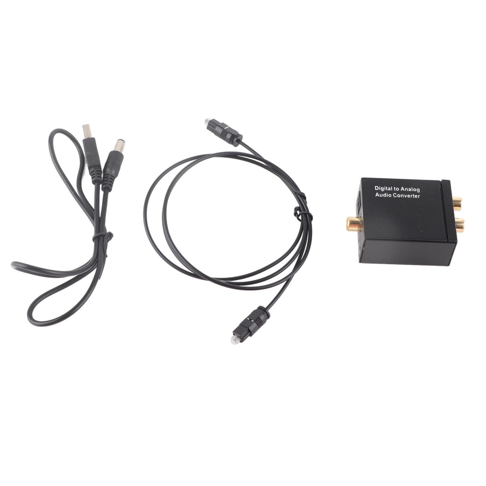 Plug And Play Digital To Analog Audio Converter, Multifunctions With Device Compatibility And Noise Free Transmission For Tv Xbox Ps4 Set Top Box 9159805657436