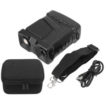 Rechargeable Battery Night Vision Binoculars, Infrared Digital Goggles for Endless Exploration, Black, 3.5 Inches, Digital Zoom, Waterproof, Day &