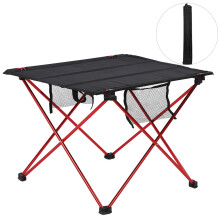 Portable Picnic Table, Lightweight Outdoor Furniture For Year-Round Adventures, Durable Frame, Mesh Storage, Quick & Easy Setup, Foldable For