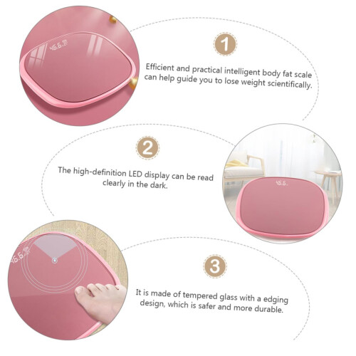 Health Management Scale Digital Scale Fat Scale Function Safe Material Home Scale for Weight Temperature 2
