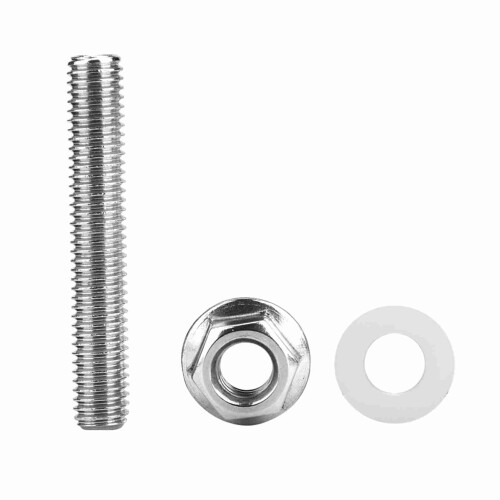 Edelstahl-Auspuffkrümmer-Stud-Set, 10-teilig, B/C/D/F/H, Silber 2