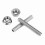 Edelstahl-Auspuffkrümmer-Stud-Set, 10-teilig, B/C/D/F/H, Silber 12