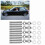 Edelstahl-Auspuffkrümmer-Stud-Set, 10-teilig, B/C/D/F/H, Silber 7