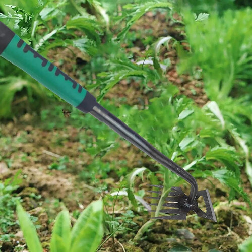 Weed Puller Manganese Steel Garden Weeding Tool with Ergonomic Long Handle for Deep Root Removal 1