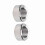 Precision Welding M18x1.5 Oxygen Sensor Iron Notched Nuts Set 1