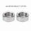 Precision Welding M18x1.5 Oxygen Sensor Iron Notched Nuts Set 2