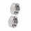Precision Welding M18x1.5 Oxygen Sensor Iron Notched Nuts Set 15