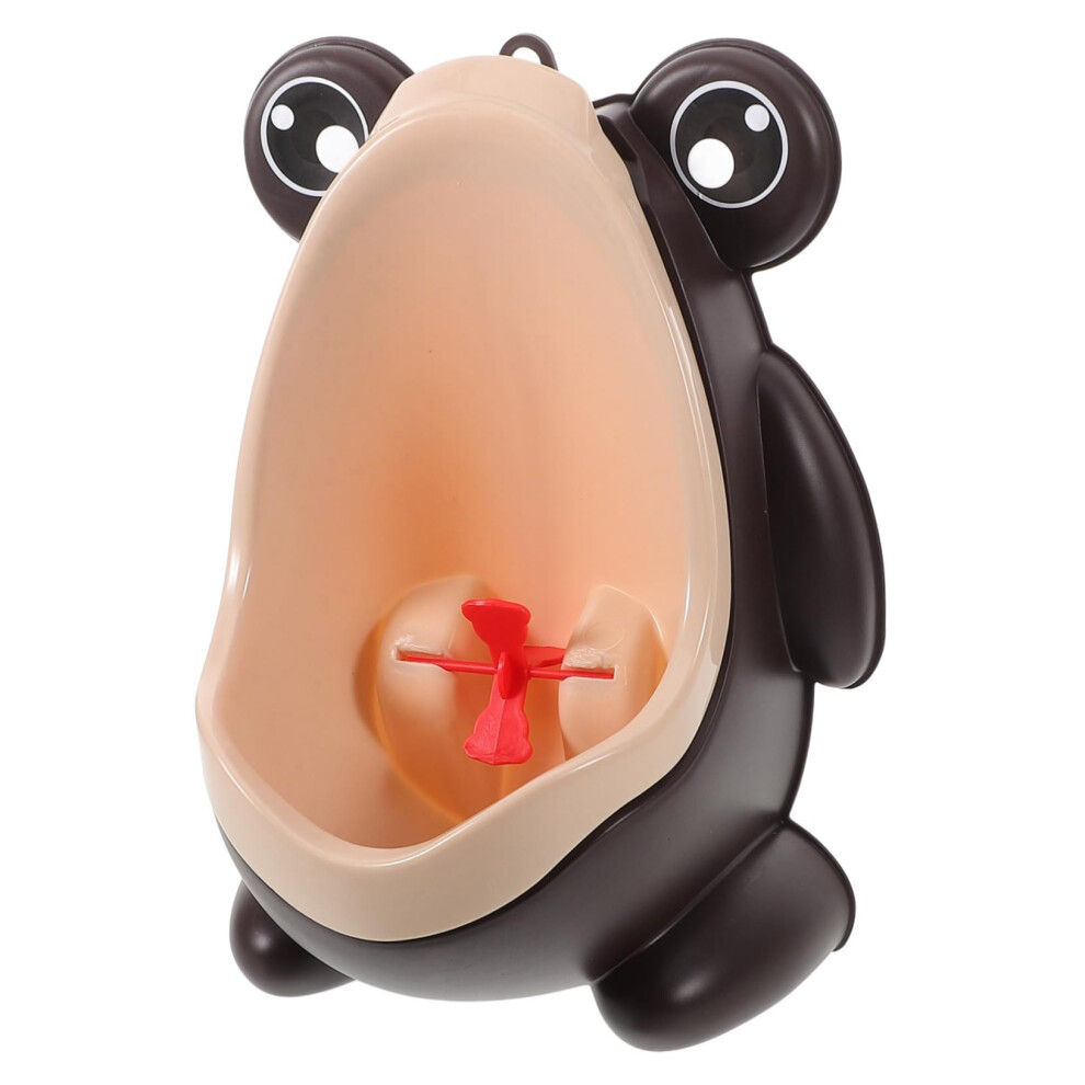 Potty Training Urinal for Boys with Adjustable Height and Splash Guard, Wall Mounted Frog Design
