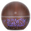 130 ml USB Luftbefeuchter Aroma-Diffusor mit 7 Farblichtern, dunkles Holzmaserung 9