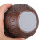 130 ml USB Luftbefeuchter Aroma-Diffusor mit 7 Farblichtern, dunkles Holzmaserung 12