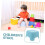 Kids Step Stool with Stable Nonslip Base for Bathroom Potty Training Skyblue Durable Plastic 3