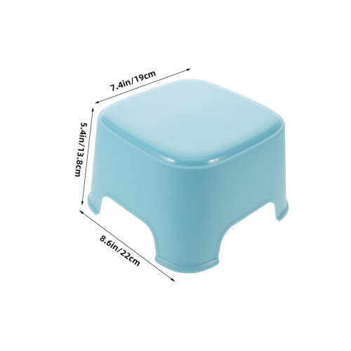 Kids Step Stool with Stable Nonslip Base for Bathroom Potty Training Skyblue Durable Plastic 1