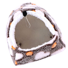Pet Hammock Warm Winter Hanging Bed for Guinea Pig Hamster Rats Cozy Cage Shelter 20x16cm