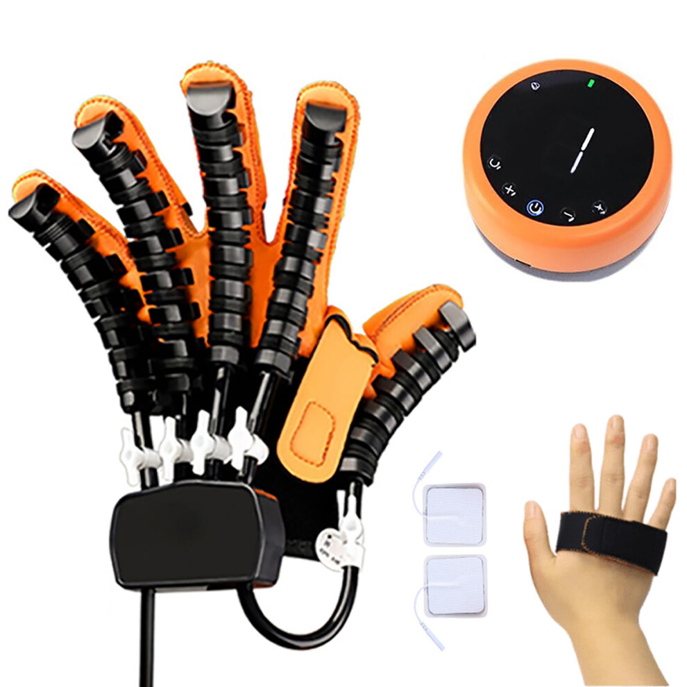 Rehabilitation Robotic Gloves for Stroke Recovery, Upgrade Mirror Therapy, 9Level Intensity, Left L