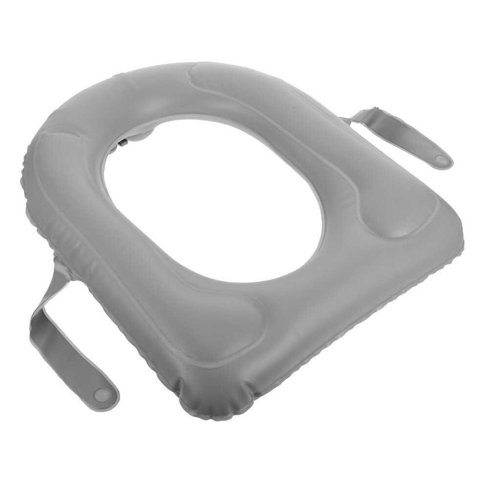 Inflatable PVC Toilet Seat Cushion for Elderly â Comfortable Foldable Travel Padding, Universal Fit